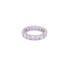 18K White Gold 4.32ctw Diamond Eternity Band