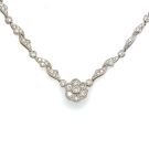 18K White Gold 2/1ctw Diamond Necklace