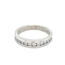 18K White Gold .35ctw Diamond Band
