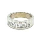 14K White Gold 1/ctw Diamond Band
