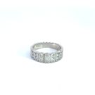 18K White Gold Diamond Ring with 0.39ctw
