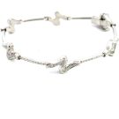 14K White Gold 3/4CTW Diamond Bracelet