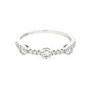 18K White Gold 0.36 CT Diamond Fashion Ring