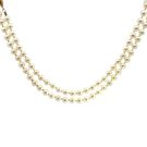 30" 6mm Cultured Pearl Necklace with 14K Yellow Gold Clasp