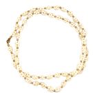 30" Freshwater Pearls with Gold Beads and 14K Yellow Gold Clasp