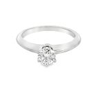 Platinum .56ct Tiffany & Co Solitaire Engagement Ring