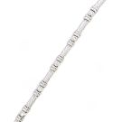 14K White Gold 1/2ctw Diamond Bracelet