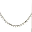 14K White Gold Necklace with 3.26ctw Diamonds