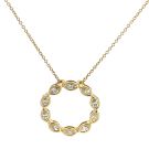14K Yellow Gold Necklace with 0.71ctw Diamonds