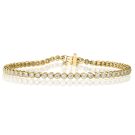14K Yellow Gold Bracelet with 3.00ctw Diamonds