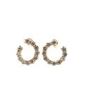 14K Yellow Gold 2.87ctw Diamond Twist Hoops