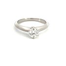 Tiffany & Co. Platinum .63ct Diamond EVS1 Solitaire Engagement Ring