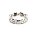 18K White Gold Band with 1.75ctw Diamonds