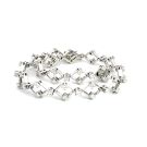 18K White Gold 1 1/2ctw Diamond Fashion Bracelet