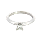 Tiffany & Co. Platinum .30ct Princess Diamond Solitaire Ring