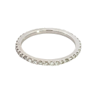18K White Gold 1/2ctw Diamond Eternity Band