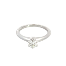 Tiffany & Co. Platinum .39ct Diamond Solitaire Engagement Ring