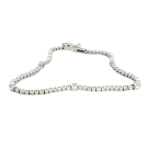 14K White Gold 3/1ctw Diamond multi  size Tennis Bracelet
