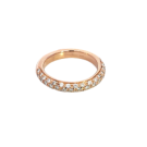18K Rose Gold 1/2ctw Pave Diamond Band
