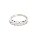 14K White Gold 1/1ctw Diamond 7-Stone Band