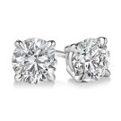 Platinum 1/1ctw Diamond Stud Earrings GSI1