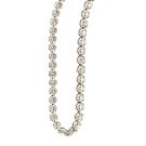 14K White Gold 2/1ctw Diamond Illusion Set Tennis Bracelet