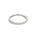 14K White Gold 1/1ctw Diamond Eternity Band