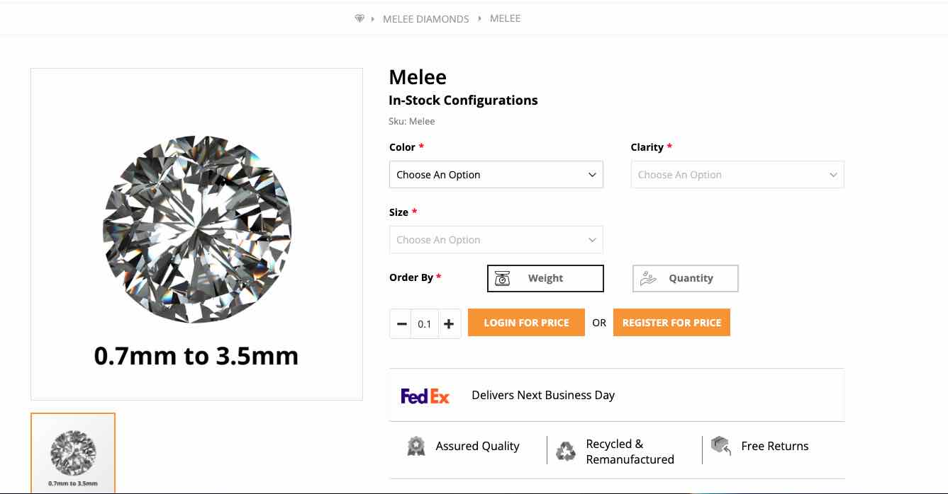 How To Order Melee Screen