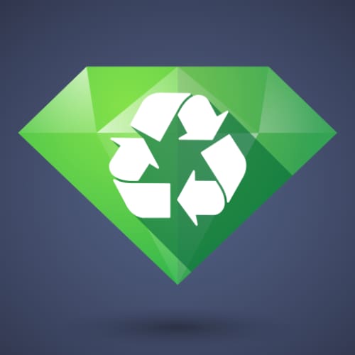 recycled diamonds market uk